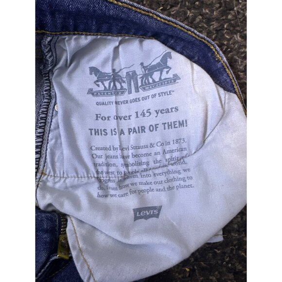 Levi‎ Denim Straight-Leg Jeans With Classic Fit & Zipper Fly Waist  36 Length 30 - Picture 11 of 14